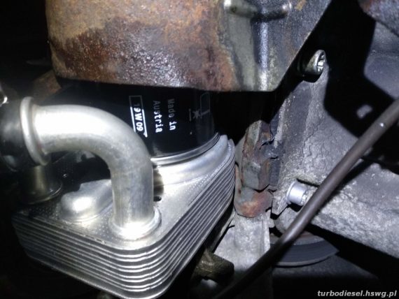 Nowy filtr i chłodniczka oleju